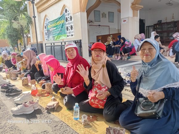 Jalan sehat dan pengajian dalam rangka songsong Ramadhan 1446 H Masjid An-Nuur Kotagede